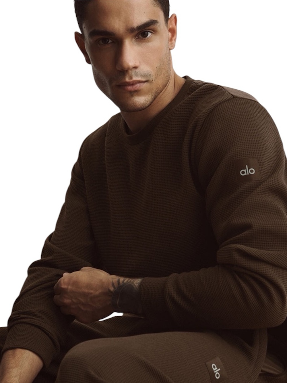 🔥 Waffle Lounge Long Sleeve Crew small Mens $139